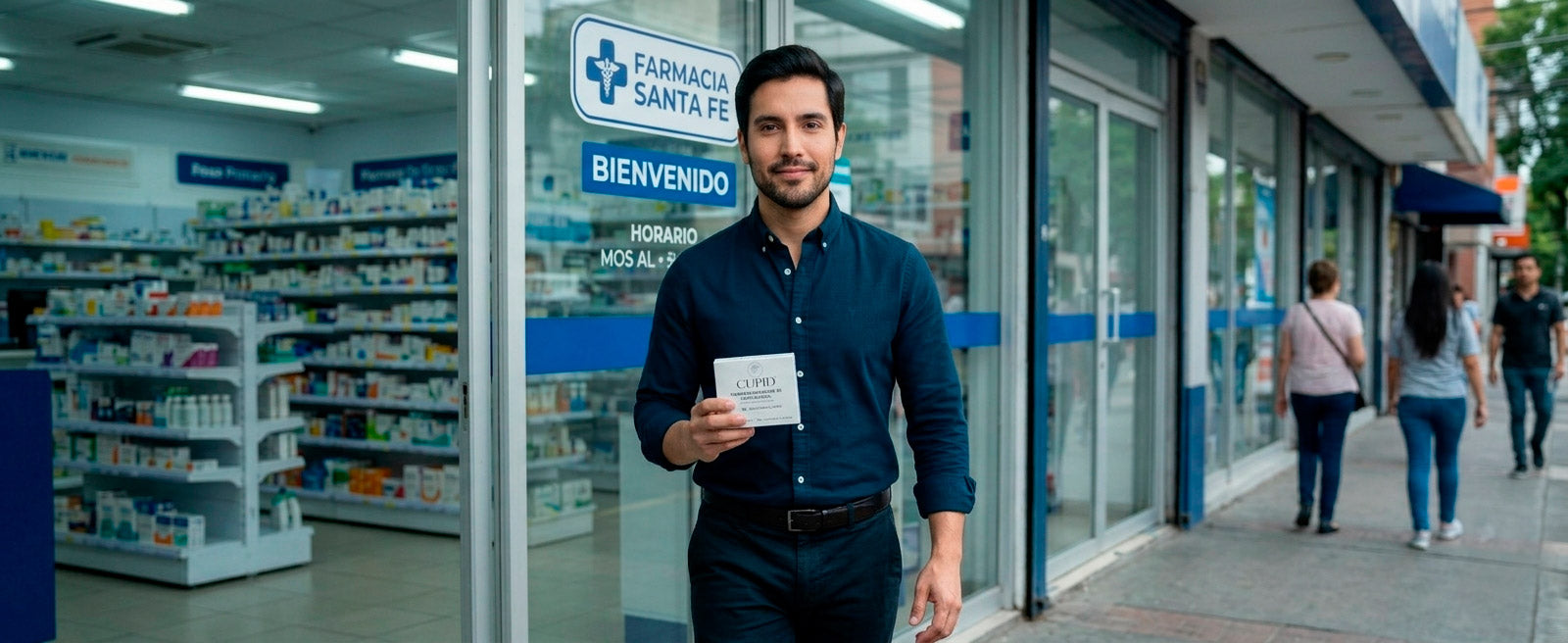 Condones Cupid disponibles para compra en farmacias de Chile