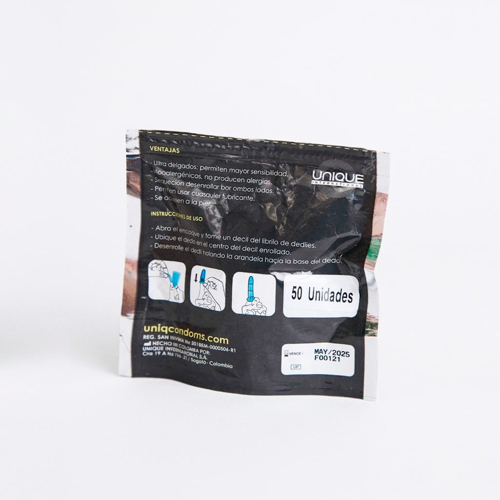 Dediles condones para dedos Uniq x50