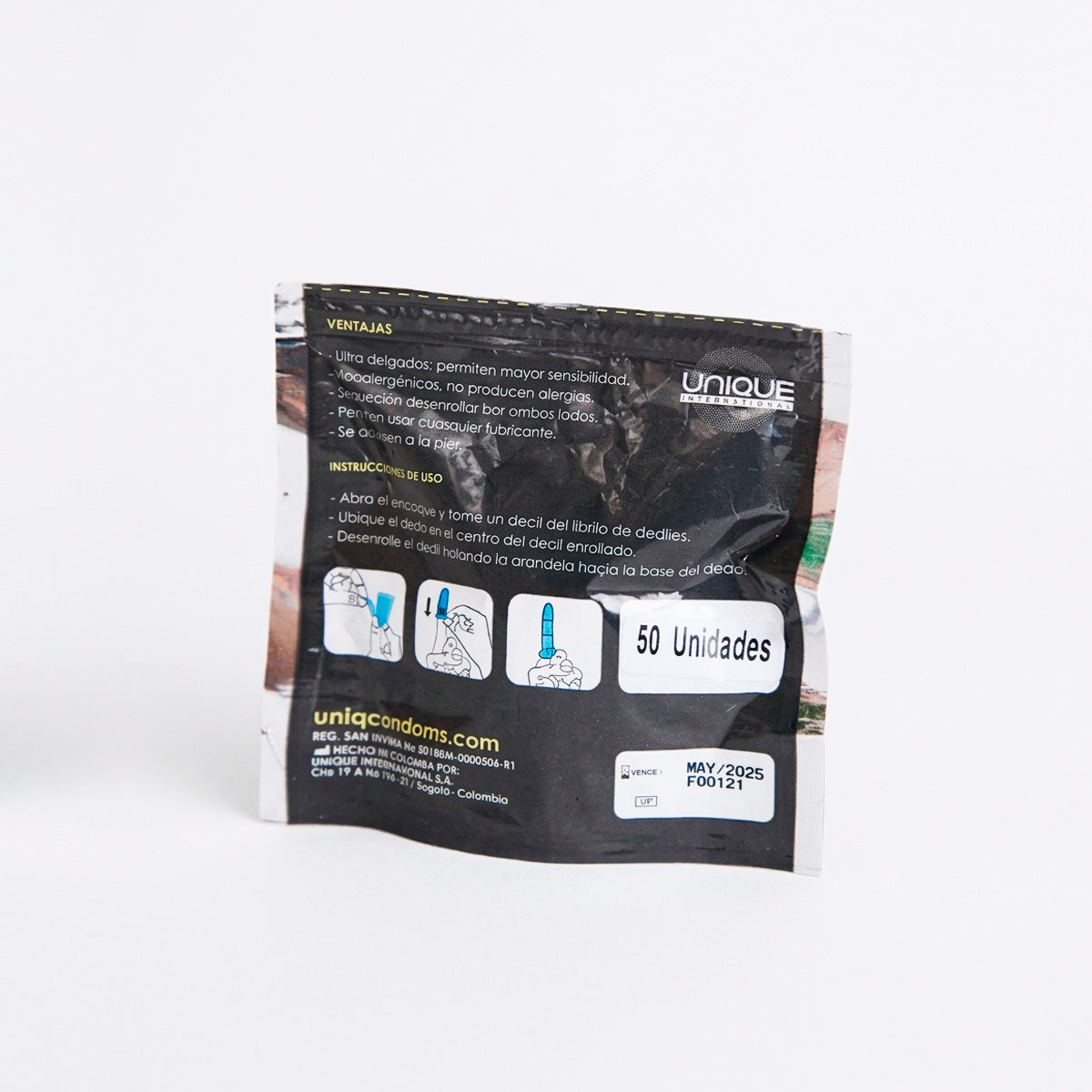 Dediles condones para dedos Uniq x50
